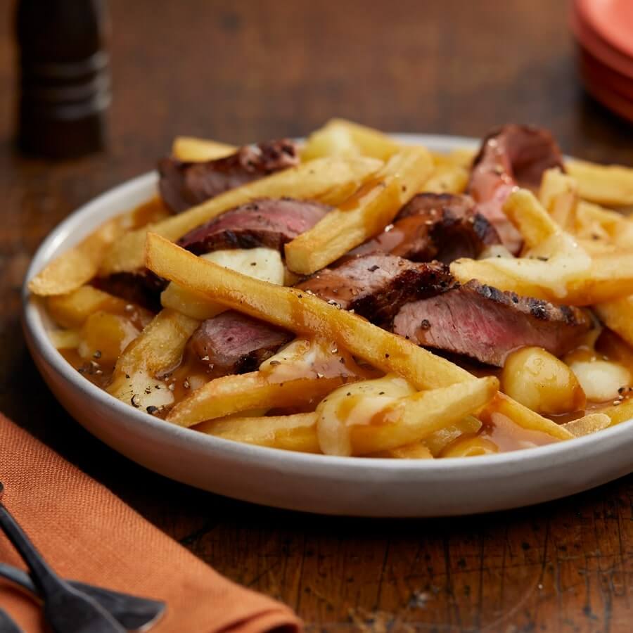 Poutine au steak albertaine
