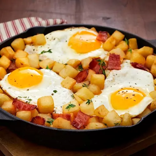 Casserole déjeuner aux pommes de terre style maison